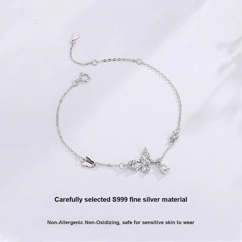MISS TOOYA S999 Fine Silver Bracelets Women's-2