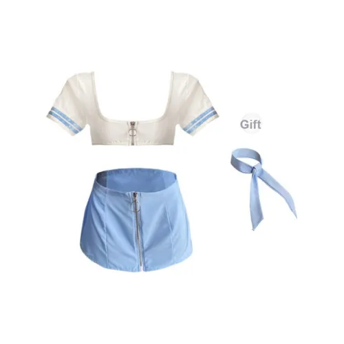 TLXT Синий Женские Пижамные Комплекты