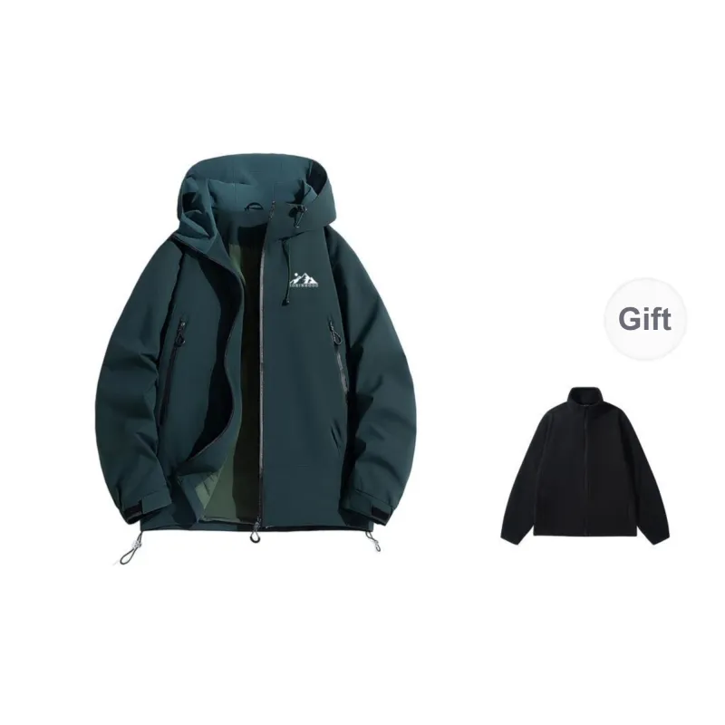 ROBINHOOD Water Resistant Windproof Breathable Warm Water Repellent Windbreaker Jacket Unisex-16