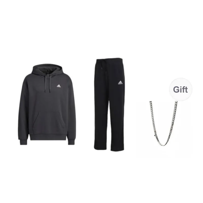 Adidas Sweatshirt Set Unisex Black-0