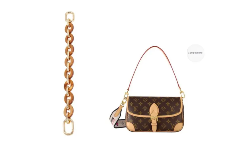 Lan Bao Fan Cow Leather Bag Strap Women's Beeswax-35