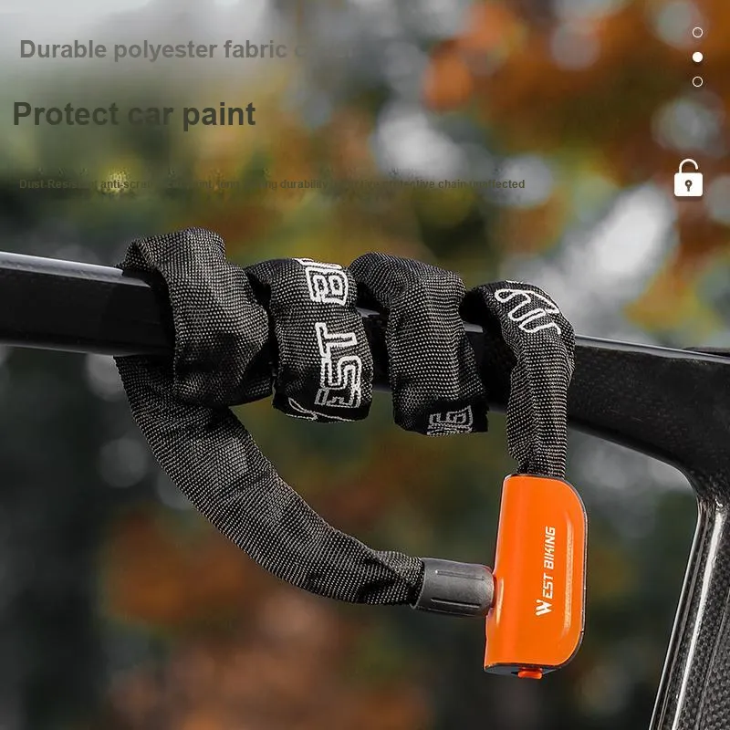 WEST BIKING Bicycle Locks Chain Lock-29
