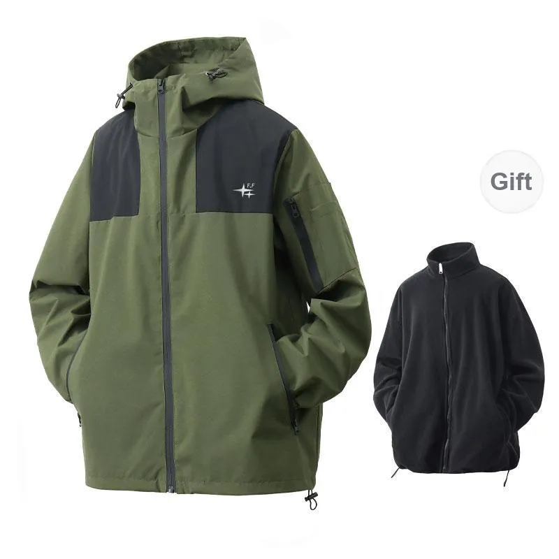 FASTFISH Windproof 3 in 1 Windbreaker Jacket Unisex-2
