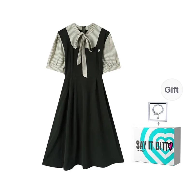 PAVEA Short Sleeved Dress Women's Jasper+Hair Tie Comes With-7
