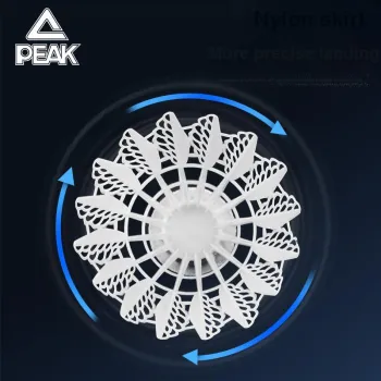 PEAK 12 Pack Nylon Shuttlecocks