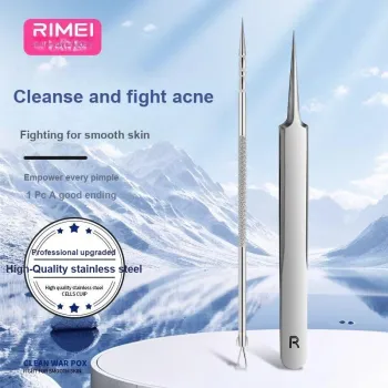 RIMEI Beauty Clinic Cells Blackhead Extractor With Pimple Needle Acne Cleansing Tools