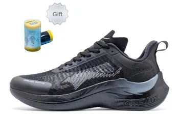 ONEMIX Yi Shuang Body Measurement Professional Racing Running Shoes Unisex Cool Black