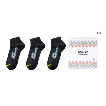 FAIRWHALE Ankle Socks Unisex Box Of 3 Pairs