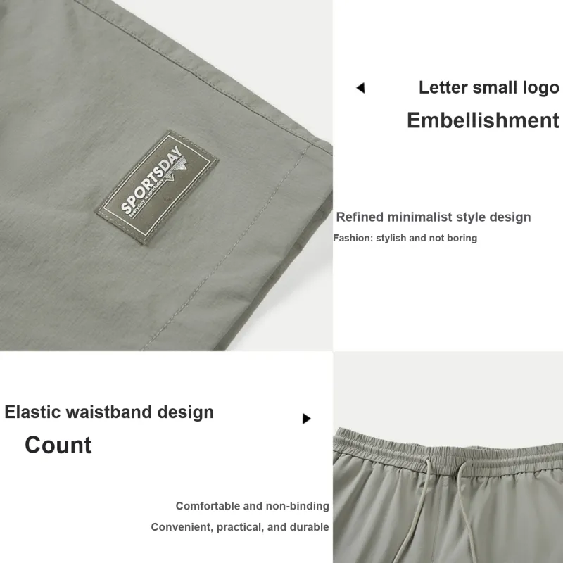 HLA Casual Pants Men Light Gray 46-6