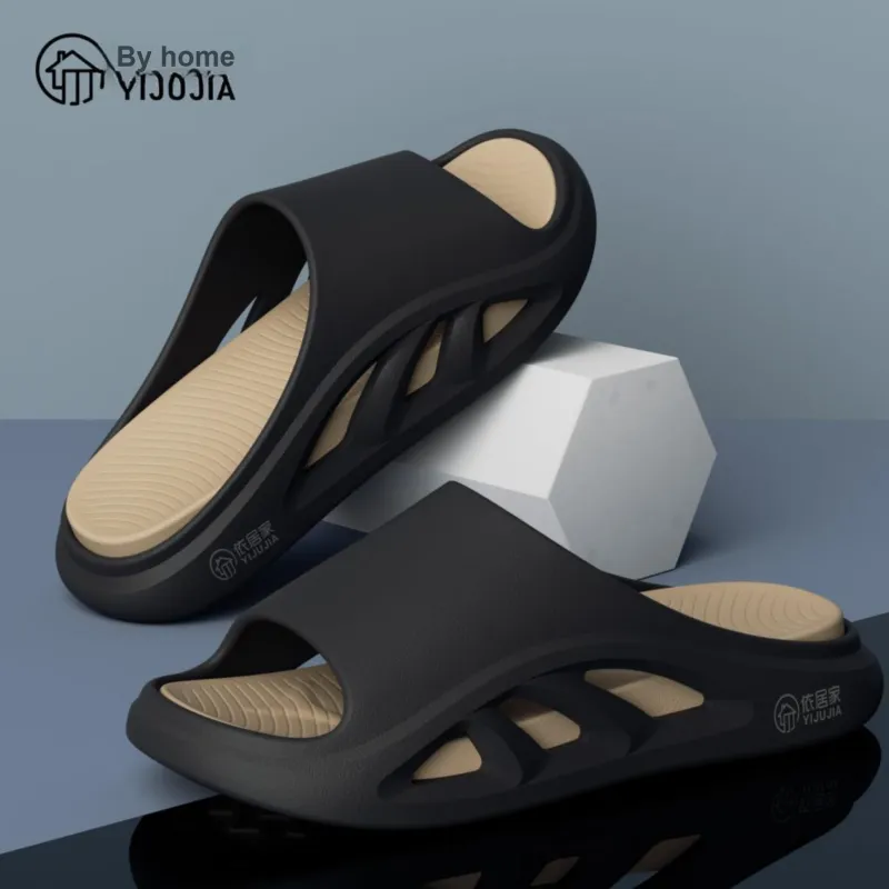 Stay At Home Double Layer Thickened Outdoor Beach Walking Slippers-4