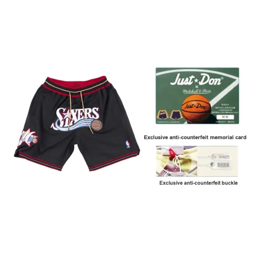 Mitchell Ness x JUST DON Баскетбольные шорты Мужской Черный