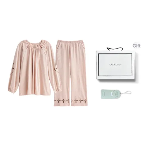 XUANZHITING Пижамный комплект Gift Box Set Женский Розовый