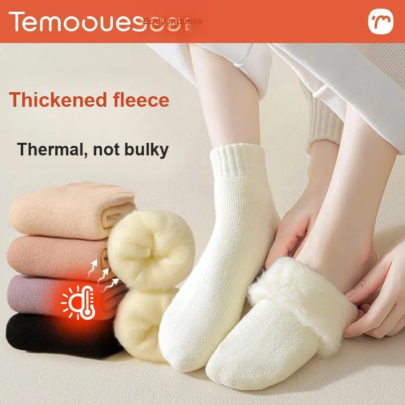 Temooues Mid Calf Socks Women's Combo Set-2