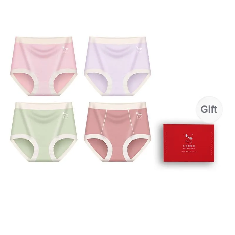 RED DRAGONFLY Modal Underpants Women's 4 Pack Gift Box Set-11