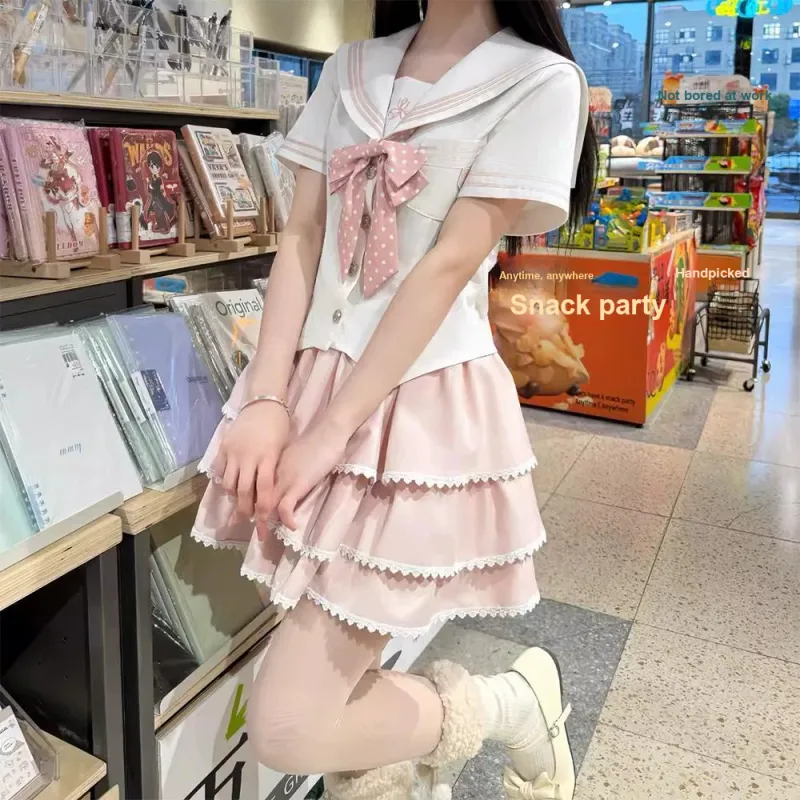 Mu Xiao Xin Two Piece Skirt Sets Women's-1