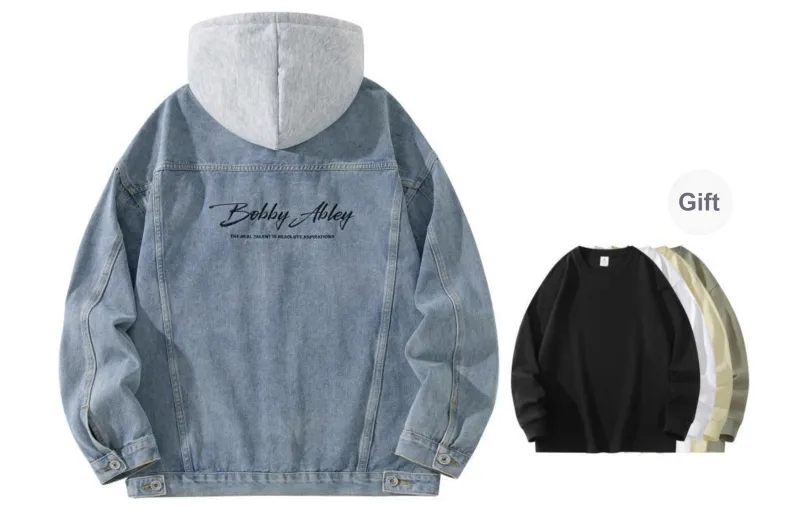 BOBBY ABLEY Denim Jacket Unisex-15