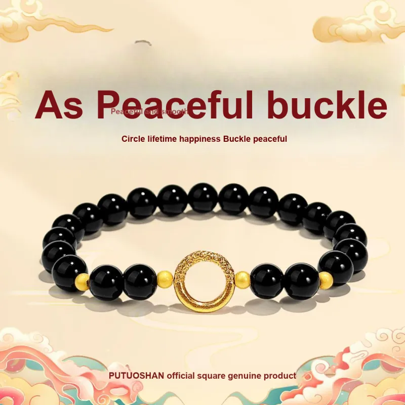 PUTUOSHANWENCHUANG Agate Bracelets Unisex-1