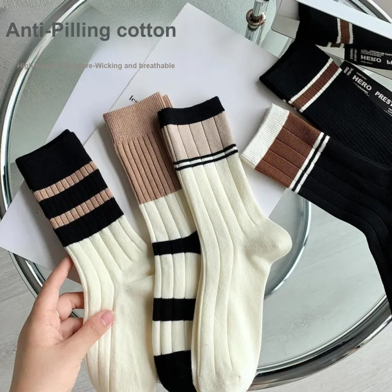 XXLLG Mid Calf Socks Women's 4 Pack-1