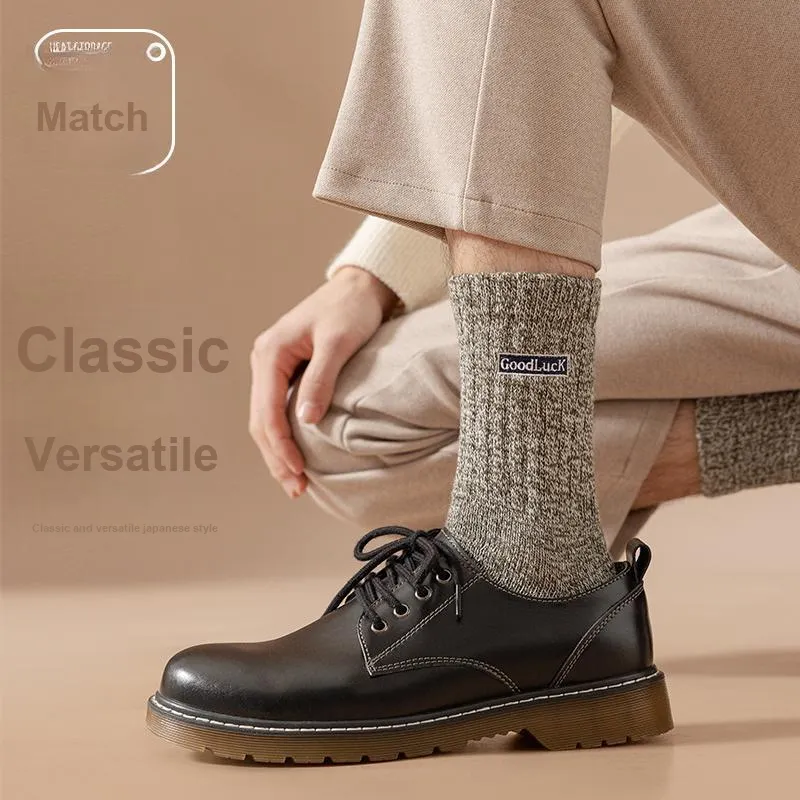 JIAZINI Knee High Socks Men's 3 Pack-23