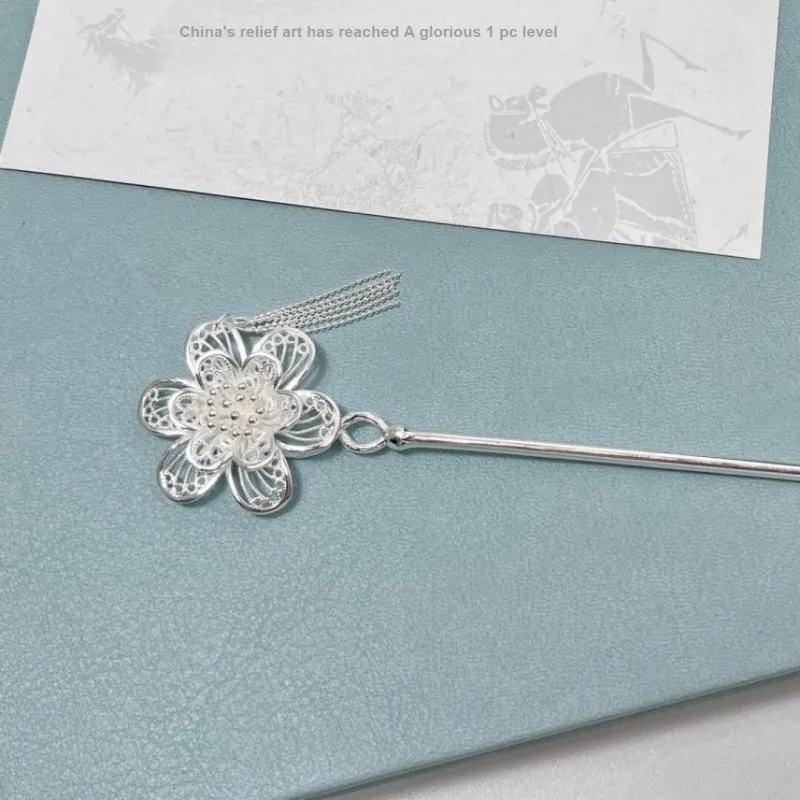 BKBU 990 Fine Silver Hairpins Women's-3