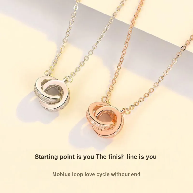 LONGFENG JEWEL 925 Sterling Silver Necklaces Women's-3