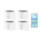 White+White+White+White (Refined Box 4 Pack)