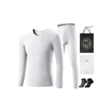 Modal Cotton Set (White) Antibacterial/Includes 2 Pairs of Cotton Socks+Shopping Bag