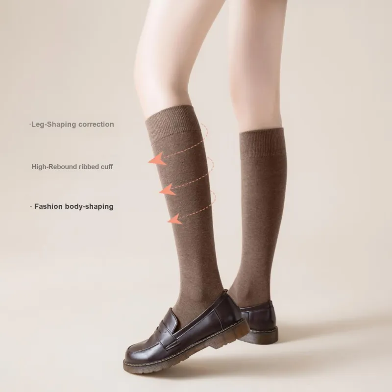 Caramella Knee High Socks Women's 3 Pack Black-12