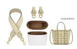 DuPont Paper Liner *Wear-Resistant* One Shoulder Wide Strap Three-Piece Set Beige