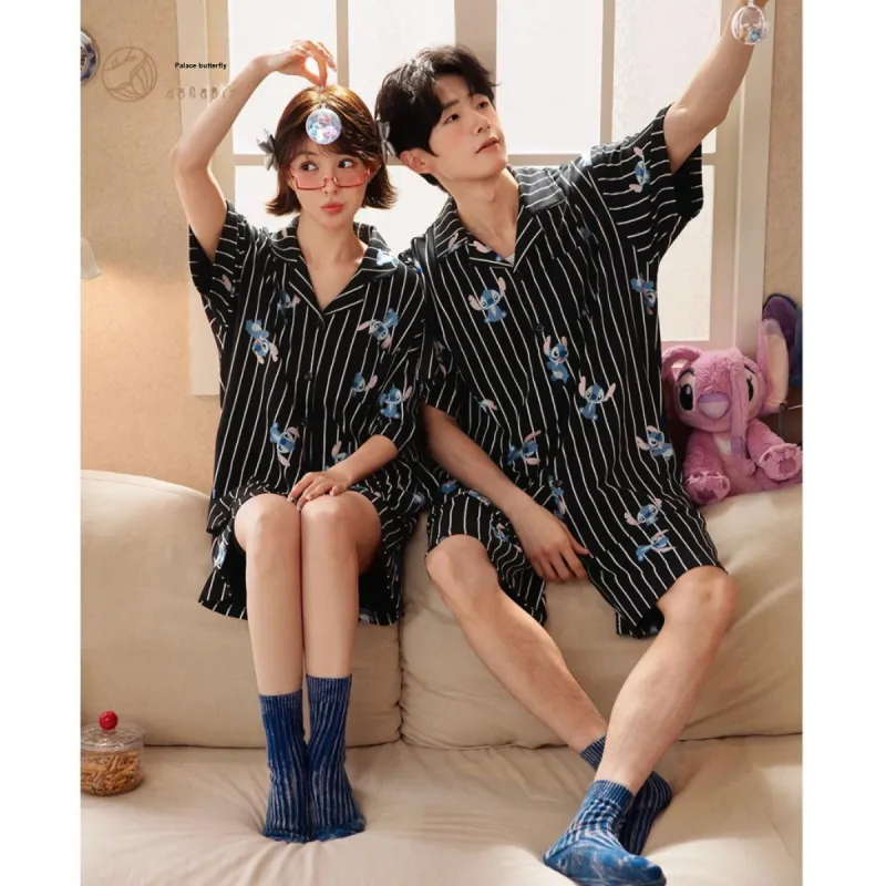 Gongdie x Disney Pajama Set Unisex Black-10