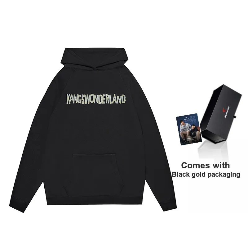 Kang's Wonderland SS24 Sweatshirt Unisex Charcoal Black-0