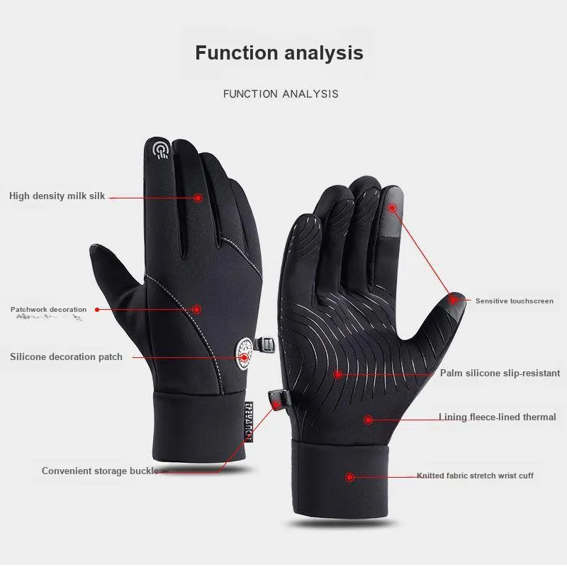 Great Connoisseur Cycling Gear Glove Sports & Fitness Cycling, Driving, Outdoor Activities Unisex Milk Silk-3