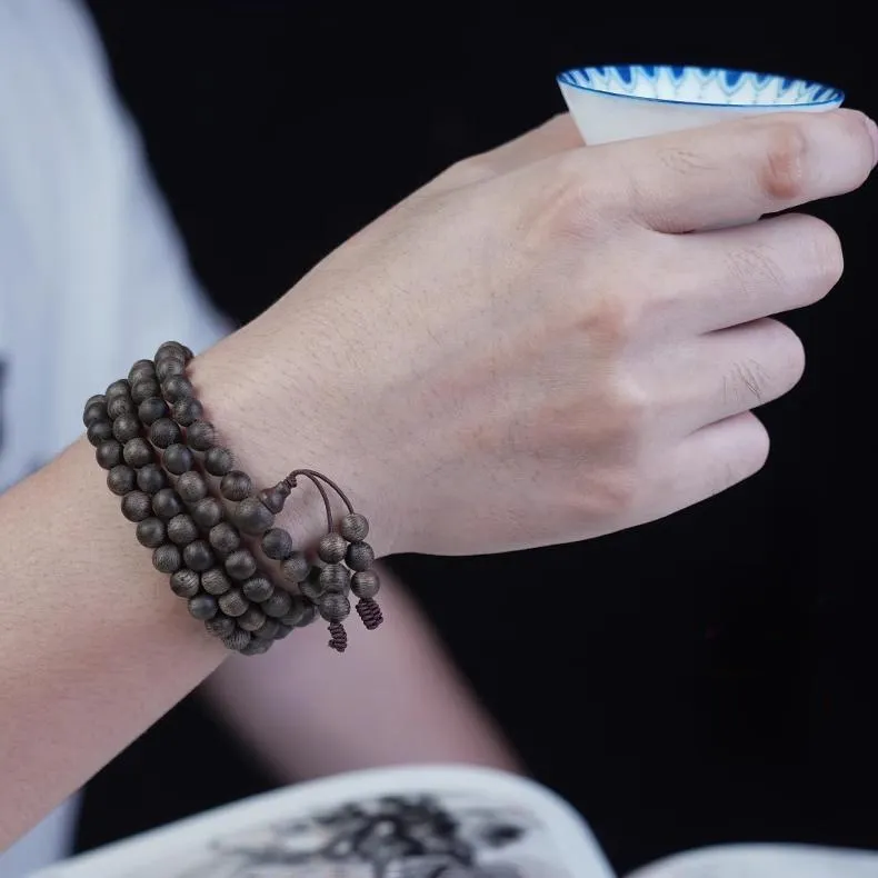 DALONG Aromatic Agarwood Bracelets Unisex-2