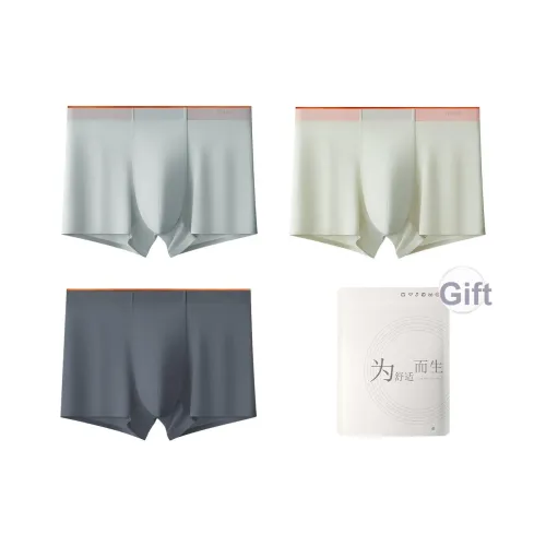 Red Bean Нижнее белье Мужской Сумка для покупок 3 шт