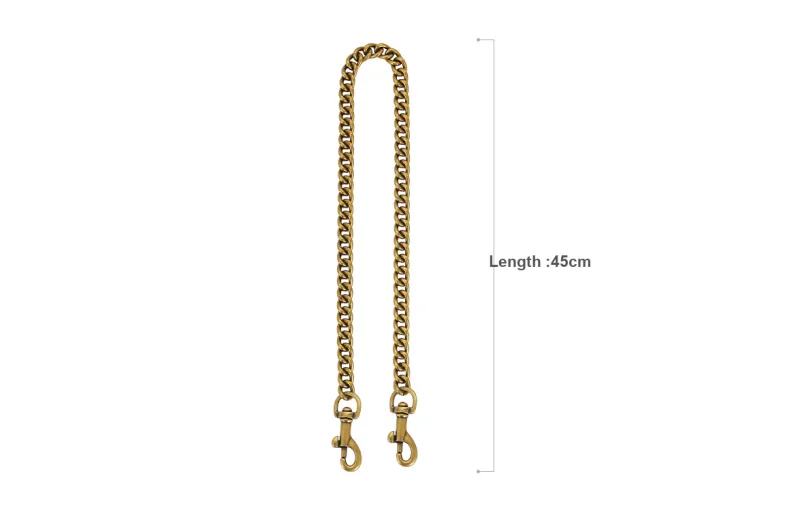 GUYI Alloy Bag Strap Unisex Antique Gold-1