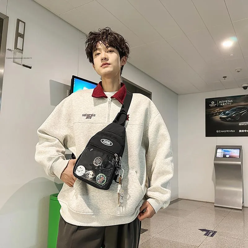 GOBLIN SHARKS 1759 Nylon Sling Bag Unisex Multicolor-8