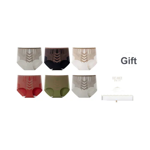 XIA.WA.ZHI.XIU Женское нижнее белье коробка 6 пар