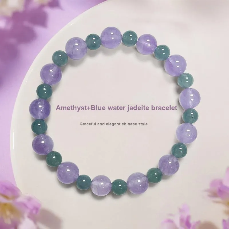 YASHENGZHUBAO Ice Type Jadeite Bracelets Women's-1