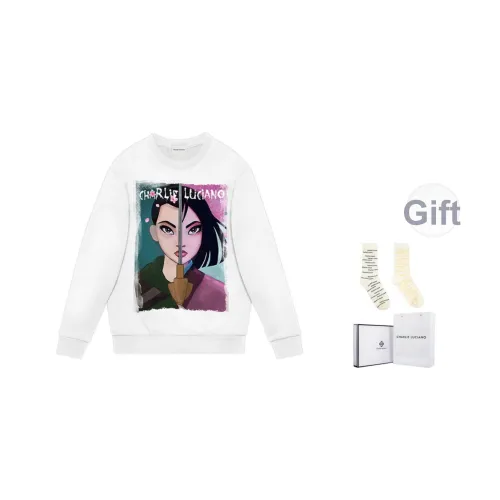 Charlie Luciano Свитшот Унисекс Белый