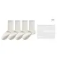 [4 Pack]4 Pairs (White)