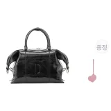 클래식 블랙 톱 그레인 라바 오일 왁스 소가죽