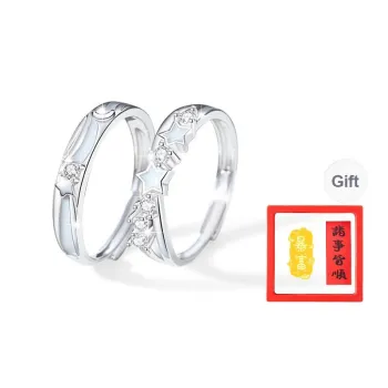 Chongqing Gold Store 999 Fine Silver Rings Unisex