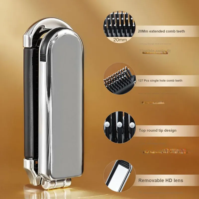 LMLTOP Carry A Makeup Mirror When You Go Out. Mini Comb Carry With You-2