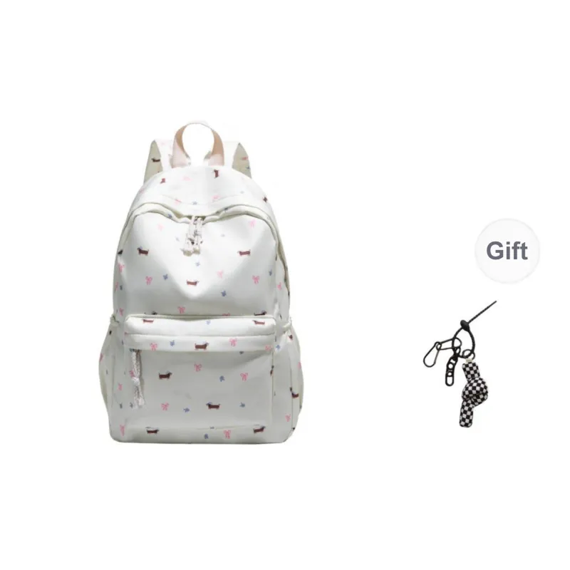 KAMLUI Nylon Backpack Regular Women's White-0