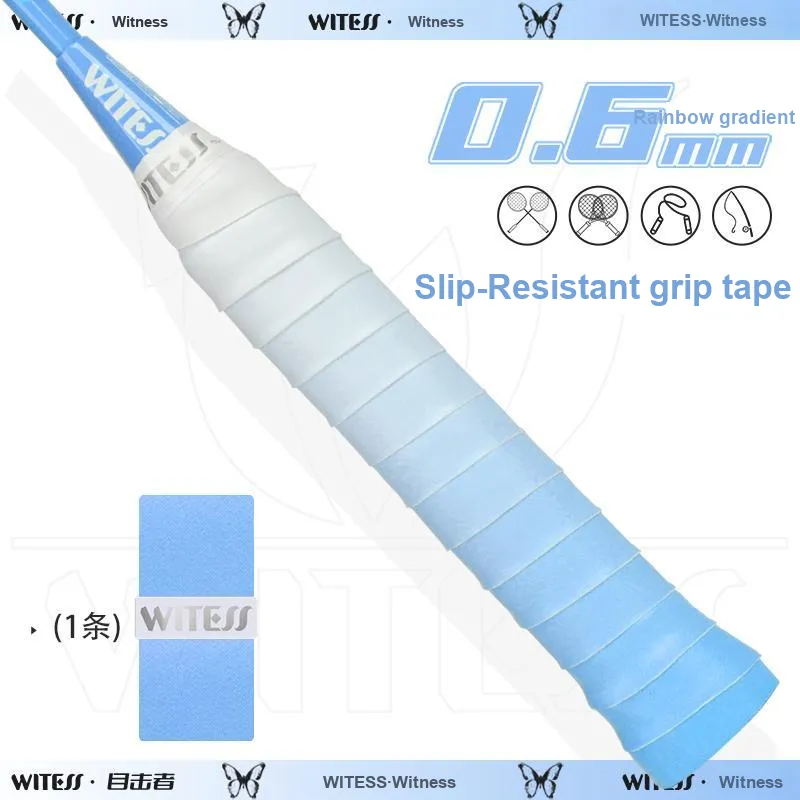 WITESS Badminton Grip Tape Macaron Color Palette 6 Colors To Choose PU Thin 1100*25*0.6mm-47