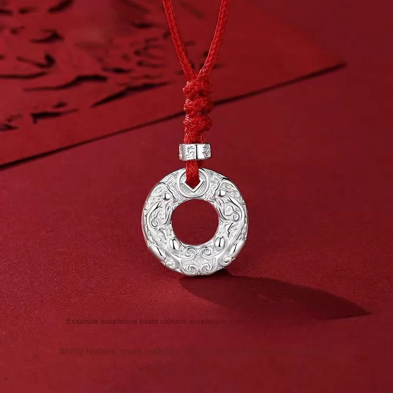 U state 999 Fine Silver Sterling Silver Necklaces Unisex-9