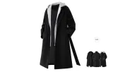 Black (Comes with One Branded Coat)