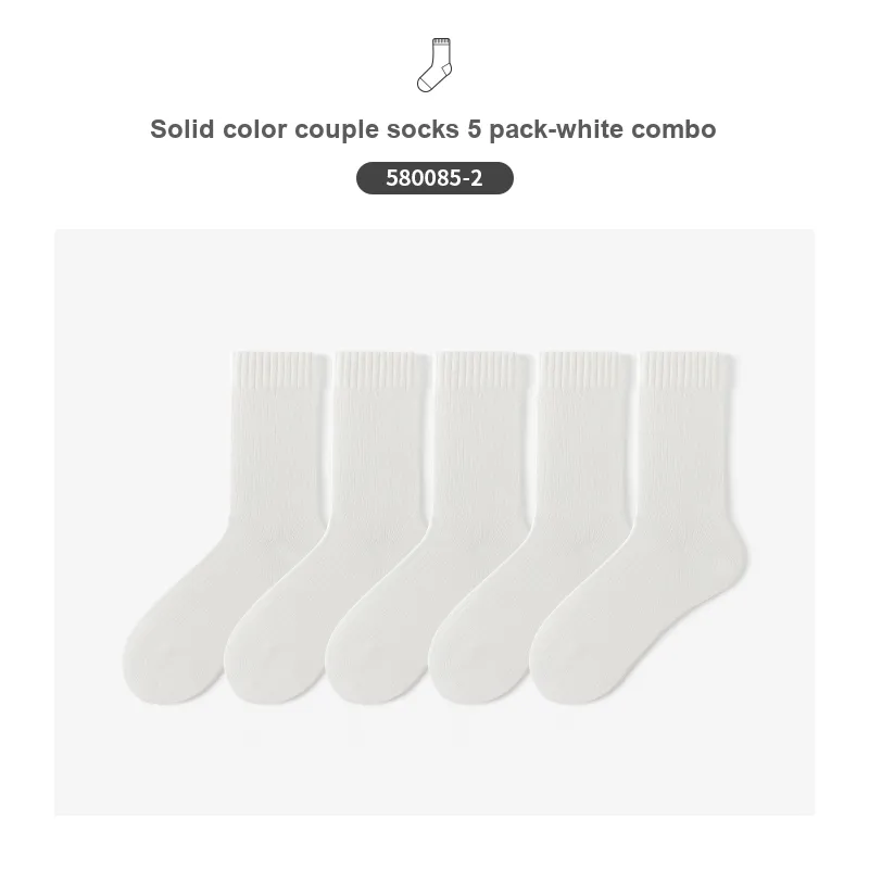 Caramella Mid Calf Socks Unisex 5 Pack-11