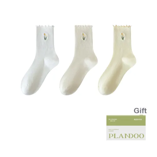 PLANDOO Mid Calf Socks Women's Shopping Bag