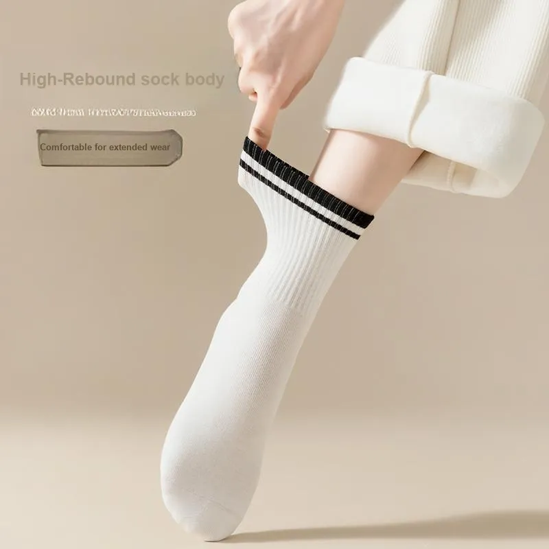 Top Melon Mid Calf Socks Women's 5 Pack-24